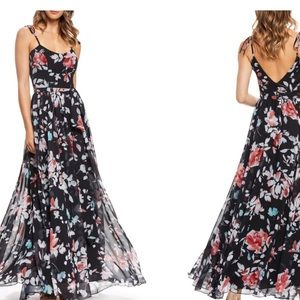 hollie floral maxi dress